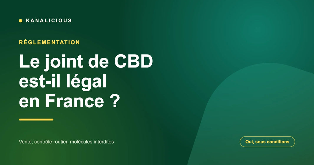 Le joint de CBD est-il légal en France ?